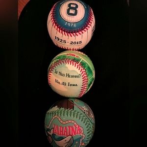 3 baseballs